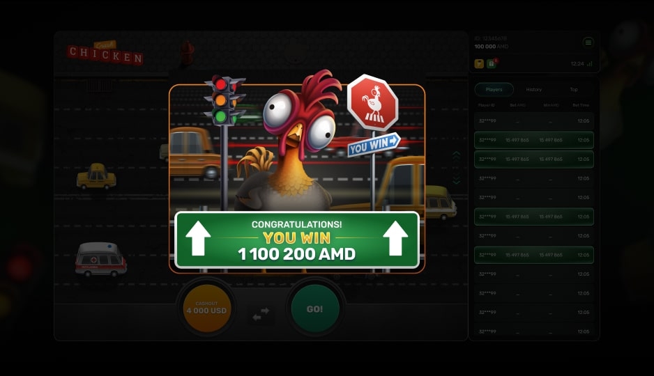 Chicken Crash Multipliers