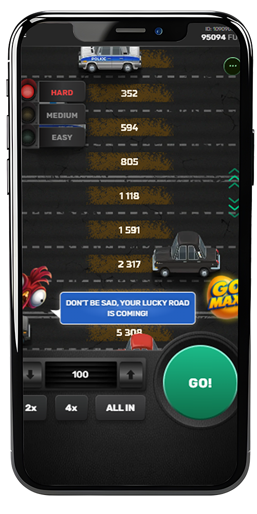 Tips Chicken Crash Galaxsys Demo